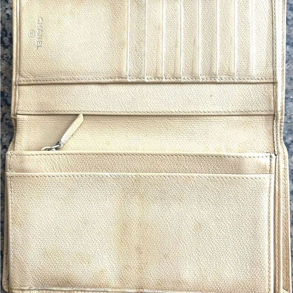 Vintage Chanel Gold Wallet
